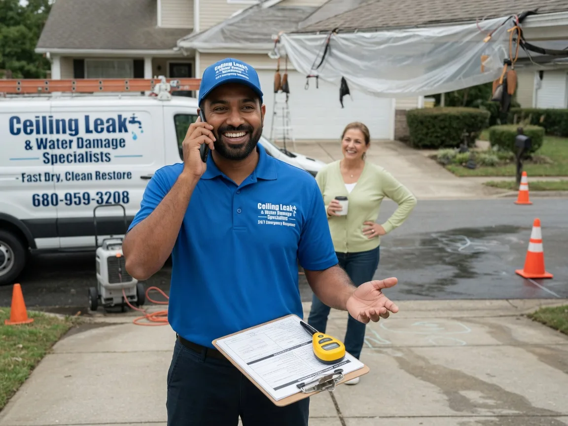 Ceiling Leak Cleanup Golconda, IL FAQs